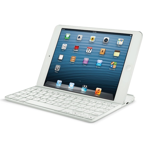 Umkc Health Sciences Bookstore Logitech Ultrathin White Ipad Mini Case With Keyboard